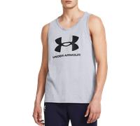 Under Armour Sportstyle Logo Débardeurs XS Argent
