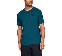 Under Armour Sportstyle T-Shirt à Manches Courtes sur la Poitrine Gauche Homme, Vert, S