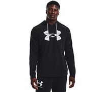 Under Armour Sweat à Capuche avec Logo Rival Terry Shirt, (001) Noir/Gris/Onyx Blanc, Medium Homme