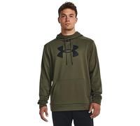 Under Armour Sweat à Capuche en Polaire avec Grand Logo pour Homme, (390) Marine Od Green//Noir, M
