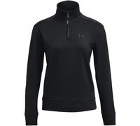 Under Armour Sweat à Capuche en Polaire Quarter Zip Tops, Noir, s Femme