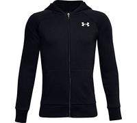 Under Armour Sweat à Capuche Rival Cotton Full Zip Sweat à Capuche Garçon Black//Onyx White (001) FR: S (Taille Fabricant: YSM)
