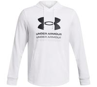 Under Armour Sweat à capuche Rival Terry Graphic pour homme, blanc, S