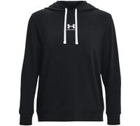 Under Armour Sweat à Capuche Rival Terry pour Femme, Noir (001) / Blanc., Small