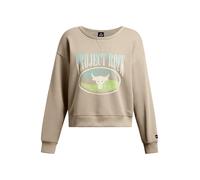 UNDER ARMOUR Sweat de sport bleu clair / taupe / vert clair / blanc, Taille S
