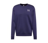 UNDER ARMOUR Sweat de sport 'Essential' violet foncé / blanc, Taille M