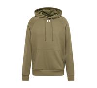 UNDER ARMOUR Sweat de sport vert foncé / blanc, Taille S