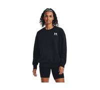 Under Armour Essential Fleece Os Crew Sweatshirt Noir L Femme