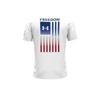 Under Armour T-shirt à manches courtes Freedom Graphic pour homme, (100) Blanc / / Royal, XX-Large
