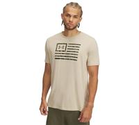 Under Armour T-Shirt à Manches Courtes Freedom Graphic pour Homme, (291) Sable du désert / / Bayou, Taille L
