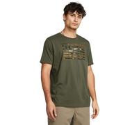 Under Armour T-shirt à manches courtes Freedom Graphic pour homme, (390) Vert marine / / Vert baroque, L