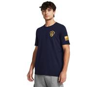 Under Armour T-shirt à manches courtes Freedom Graphic pour homme, (410) Midnight Navy / Steeltown Gold, Taille S