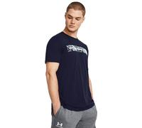 Under Armour T-shirt à rayures camouflage pour homme, bleu, XL
