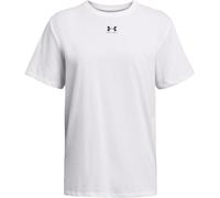Haut à manches courtes oversize Under Armour Campus pour femme Blanc / Noir M