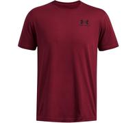 Under Armour T-Shirt de Sport Colorblock pour Homme, (625) Cardinal / / Noir, Taille S