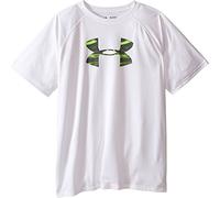 Under Armour - T-shirt - Fille blanc White/Fuel Green M Big Kids