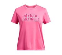 Under Armour T-shirt fille Tech™ Wordmark - Rose, manches courtes, UA Tech® 10-12 ans