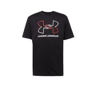 UNDER ARMOUR T-Shirt fonctionnel 'Foundation' rouge / noir / blanc, Taille L