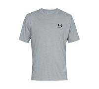 UNDER ARMOUR T-Shirt fonctionnel gris chiné / noir, Taille L
