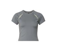 T-shirt Under Armour Motion Mesh à manches courtes gris ciment femme - L