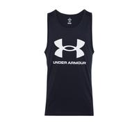 UNDER ARMOUR T-Shirt fonctionnel noir / blanc, Taille M