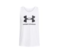 UNDER ARMOUR T-Shirt fonctionnel noir / blanc, Taille XL