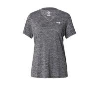 UNDER ARMOUR T-shirt fonctionnel 'Twist' gris chiné / blanc, Taille M