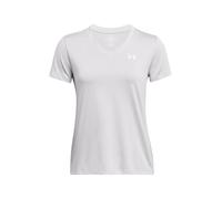 UNDER ARMOUR T-shirt fonctionnel 'Twist' gris clair / blanc, Taille L