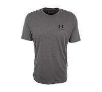 UNDER ARMOUR T-Shirt gris chiné / noir, Taille L