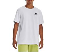 Under Armour Heavyweight T-Shirt à Manches Courtes Graph, (100) Blanc/Noir, s Homme
