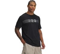 Under Armour T-Shirt pour Homme avec Logo Flyin sur la Poitrine Gauche, Noir / / Gris averse, S