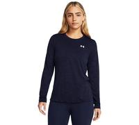 Under Armour T-shirt Tech Twist à manches longues pour femme, (410) Bleu marine/blanc, Taille M