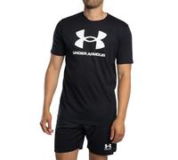 Under Armour T-Shirt UA Sportstyle Logo Update SS pour Homme, Noir/Blanc, M