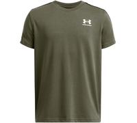 Under Armour Tape Regular Fit T-Shirt Vert marin 7-8 (S) Male