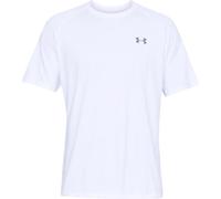 Under Armour Tech 20 T-shirt de sport à manches courtes pour homme, haut de sport léger et respirant, évacue la sueur et sèche rapidement - Blanc - L