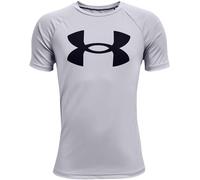 Under Armour Tech™ Big Logo Short Sleeve Juniors Gris/Noir 13 ans (XL) Male