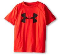 Under Armour Tech Big Logo T-Shirt multisport manches courtes Garçon Risk Red/Black FR : 14 ans (Taille Fabricant : YLG)