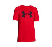 Under Armour Tech Big Logo T-Shirt multisport manches courtes Garçon Risk Red/Black FR : 14 ans (Taille Fabricant : YLG)