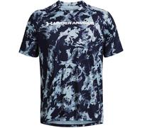 Under Armour Tech Camo T Shirt Mens Bleu M Male