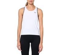 Under Armour Tech Knockout Tank, débardeur Femme sans Manches, Tank Top léger et Respirant, débardeur Running idéal pour l'entraînement, Blanc / / Noir, XL