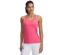Under Armour Tech Knockout Tank, débardeur Femme sans Manches, Tank Top léger et Respirant, débardeur Running idéal pour l'entraînement, Super Pink / / Blanc, MD