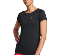 T-shirt Under Armour HeatGear manches courtes noir éclipse femme - S
