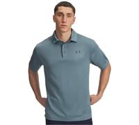 Under Armour Tech Polo Hommes, Polo Homme léger et Respirant, T-Shirt Homme Confortable, Polo Shirt à Manches Courtes, Jasper Blue/Pitch Gray, L, Jasper Blue/Pitch Gray, LG