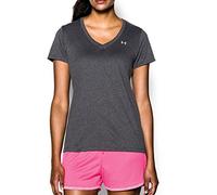 Under Armour Tech Short Sleeve V - Solid T-Shirt, Femme