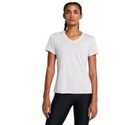 Under Armour Tech SSV - Solid, T-shirt de sport confortable pour femme, T-Shirt manches courtes avec col en V