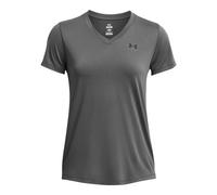 Under Armour Tech SSV-Solid, T-shirt de sport respirant pour femme, T-Shirt manches courtes avec col en V