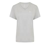 Under Armour Tech T-shirt à manches courtes avec col en V, couleur unie, Bleu calme/blanc, L