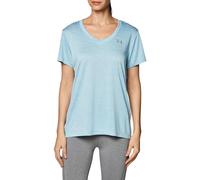 Under Armour T-shirt Tech Col V Femme Manches Courtes Blanc Taille S