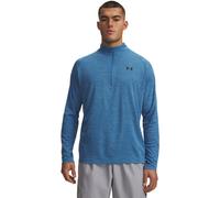 Under Armour Tech t-shirt ML 1/2 zip S Bleu