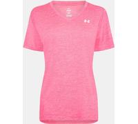 Under Armour Tech™ Twist V-Neck Short Sleeve Womens Super Rose 12 (M) Female